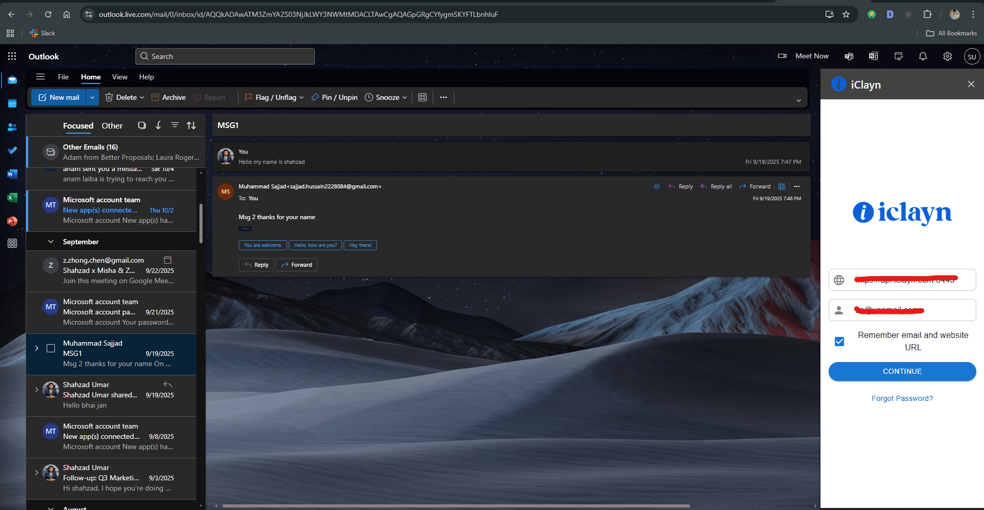 Iclayn screenshot 2