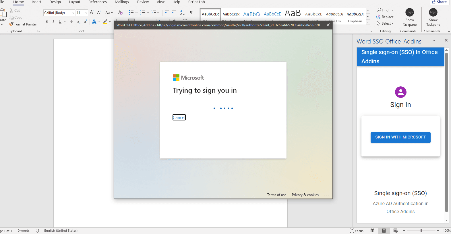 Sso screenshot 3