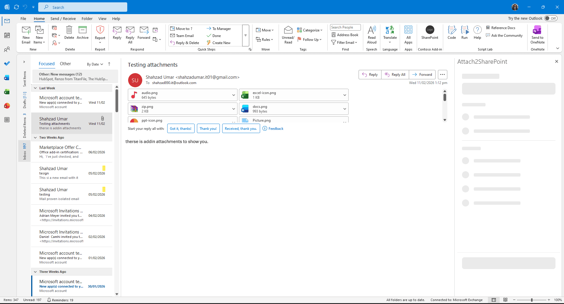 Sharepoint screenshot 2