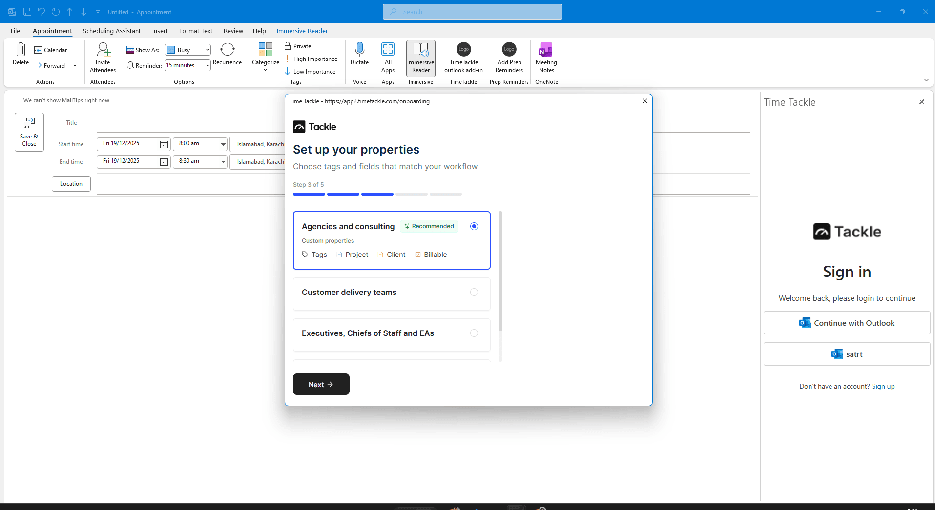 Timetackle screenshot 4