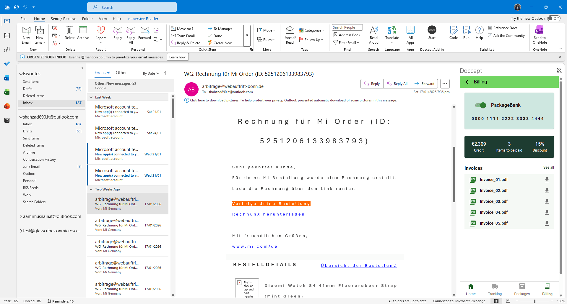 Tracking screenshot 4
