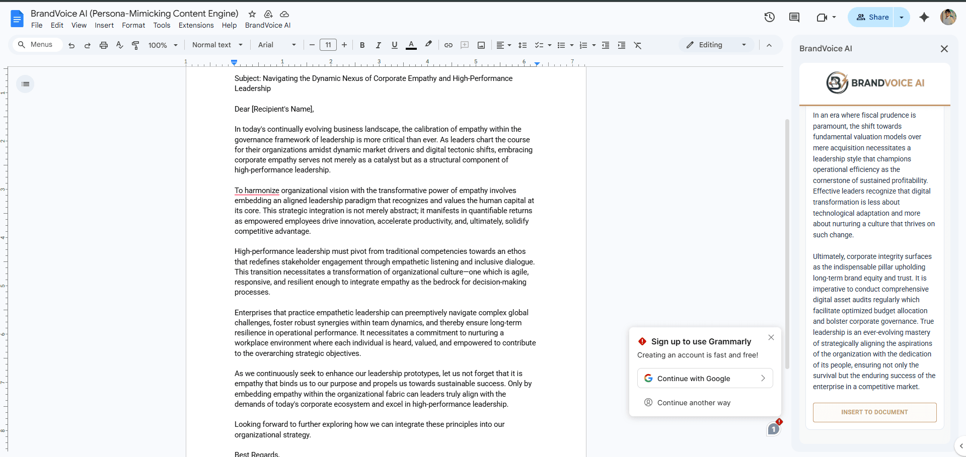 Brand Voice Ai screenshot 4