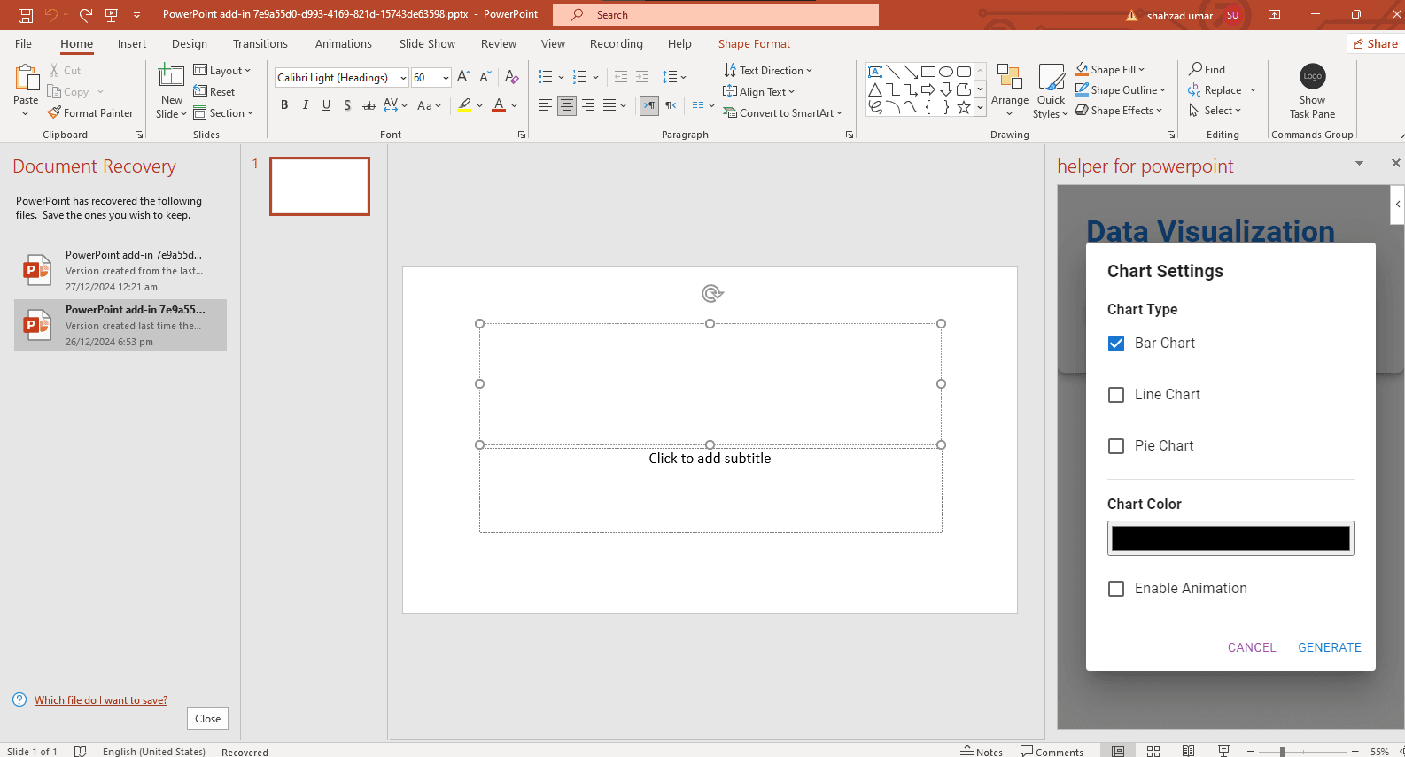 Chart Visulation screenshot 4