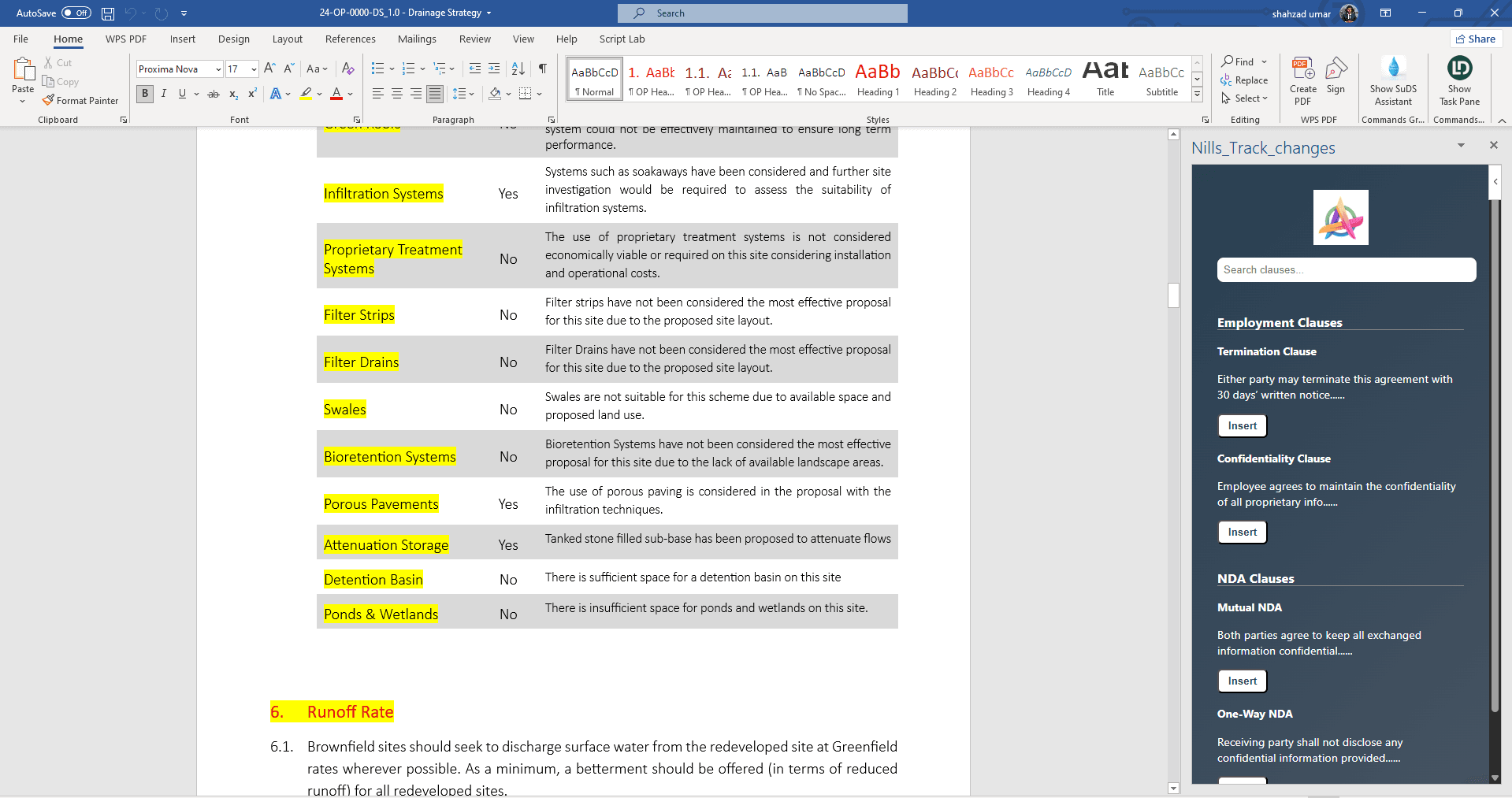 Caluses — Word Add-in