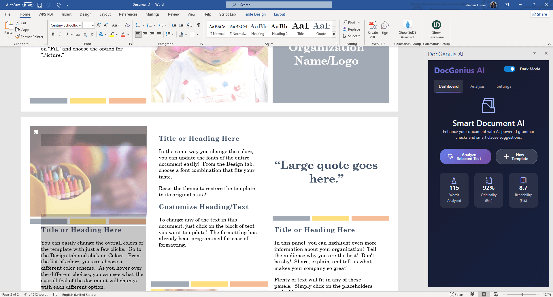 Project for Upwork Client