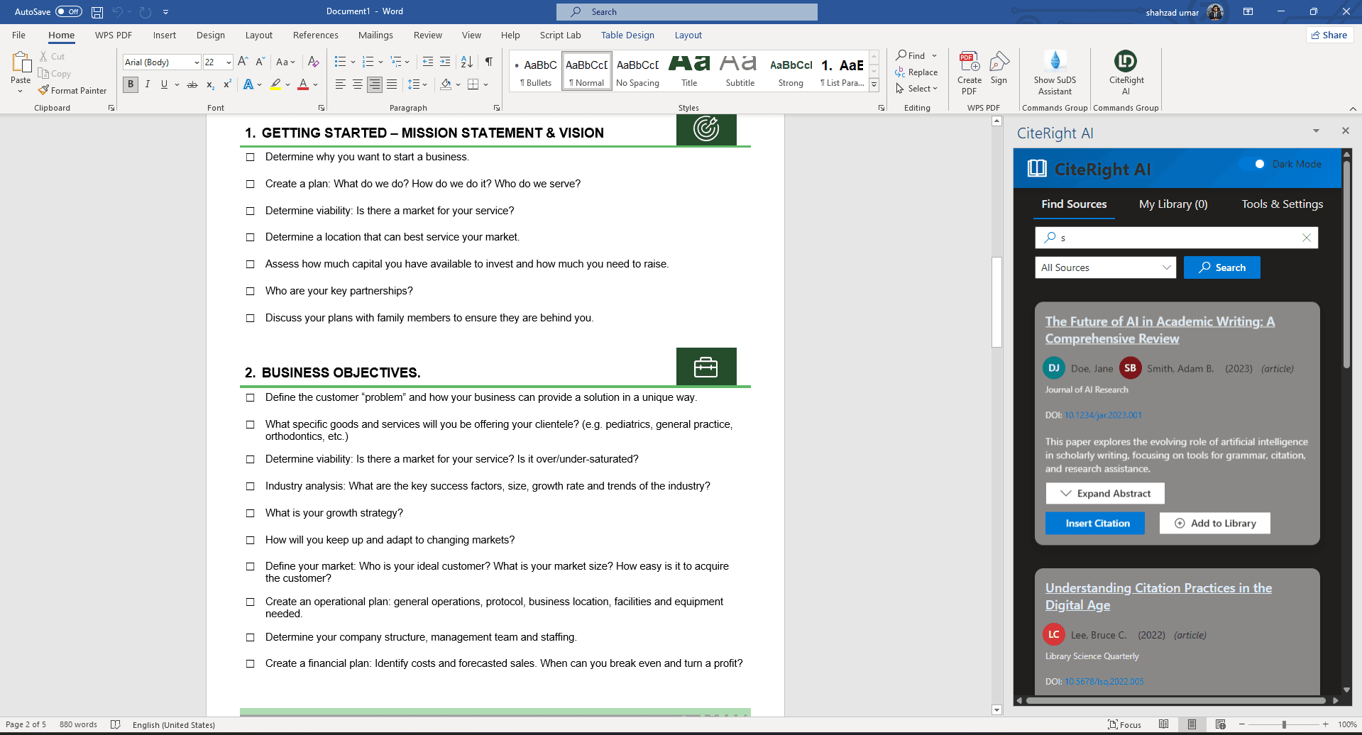 Intelligent Citation screenshot 2