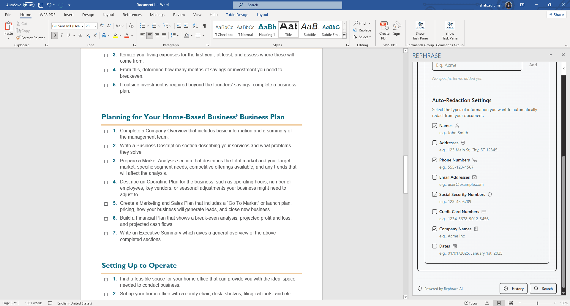 Rephraz screenshot 2
