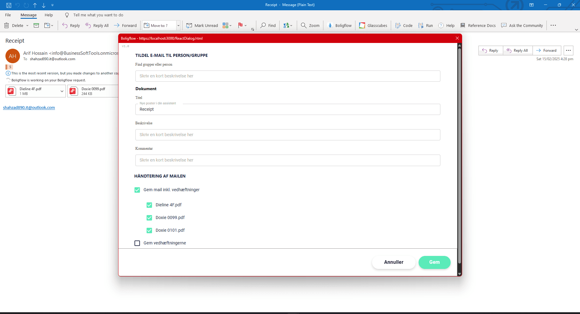 Boligflow screenshot 2