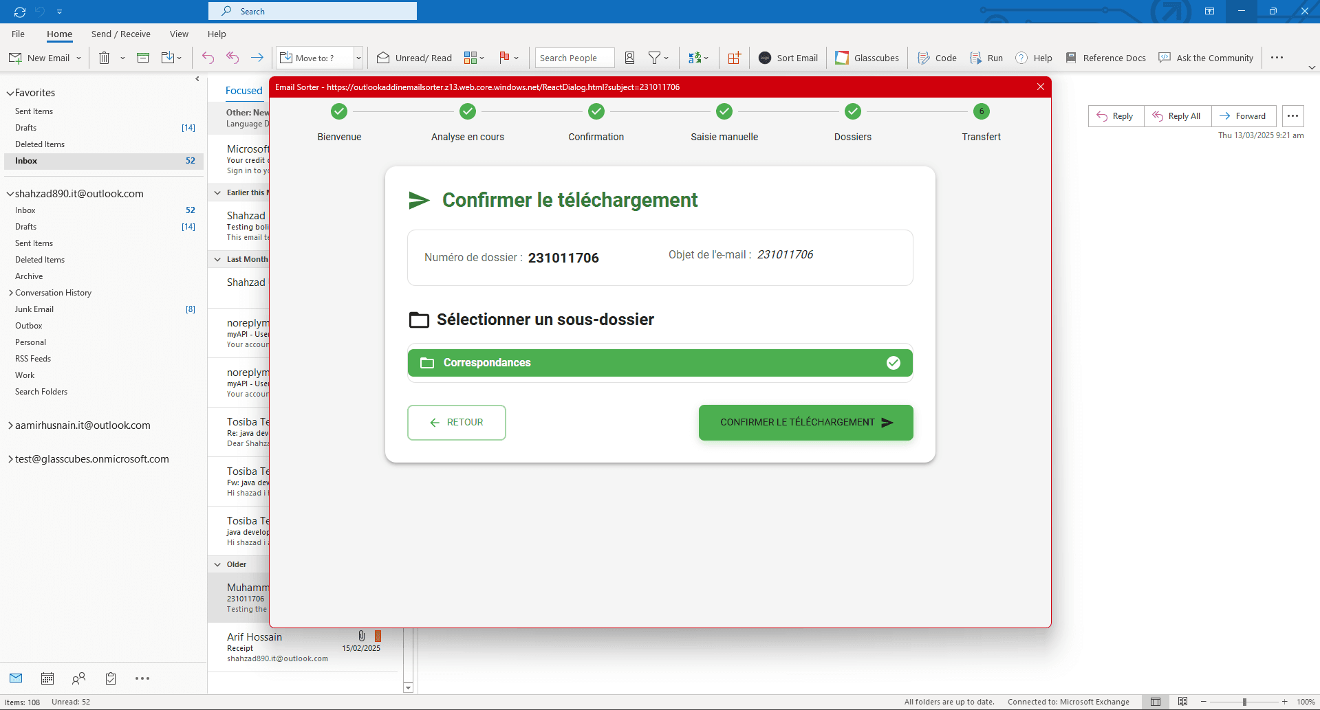 Email Sorter screenshot 3