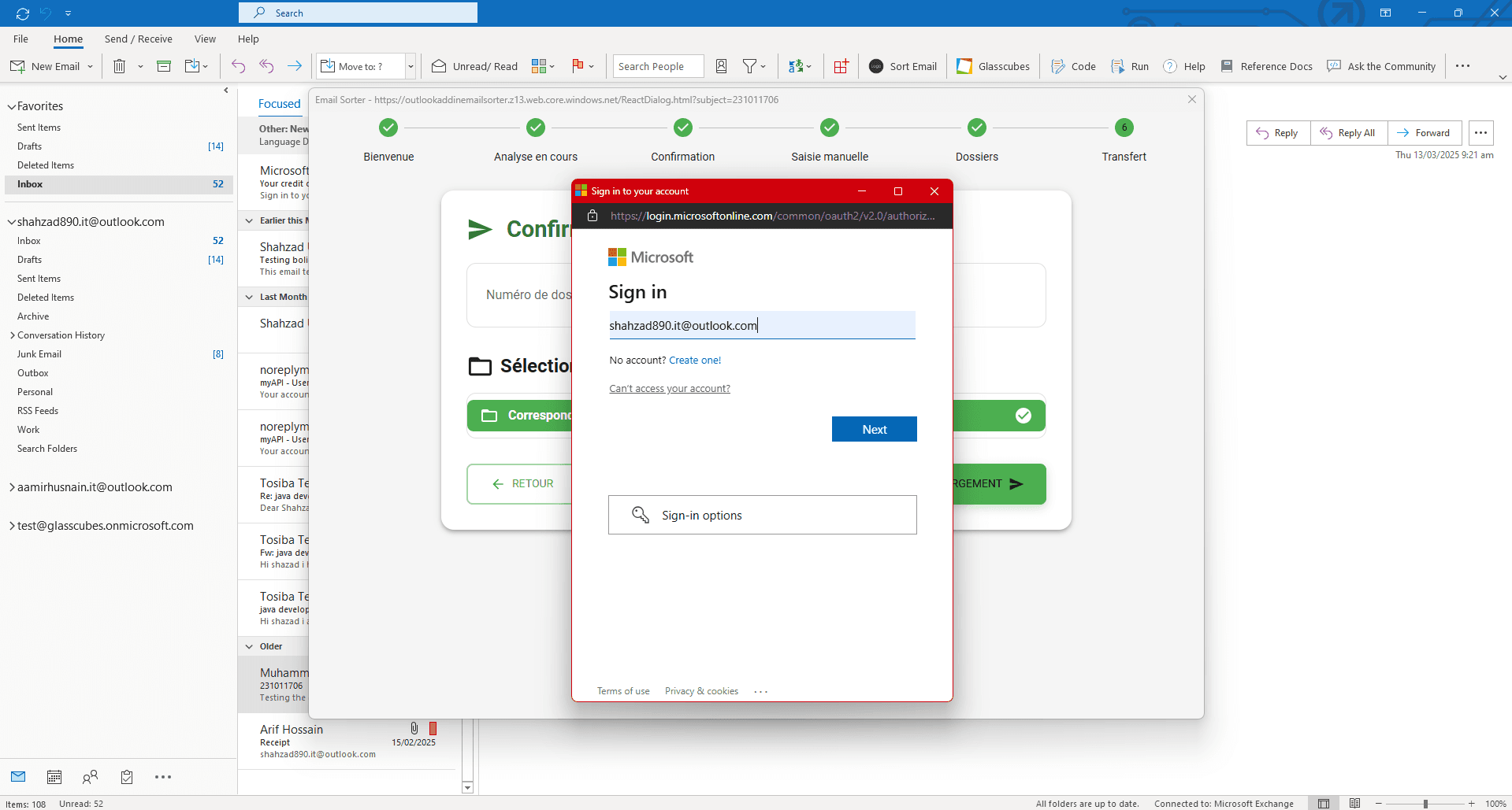 Email Sorter screenshot 4