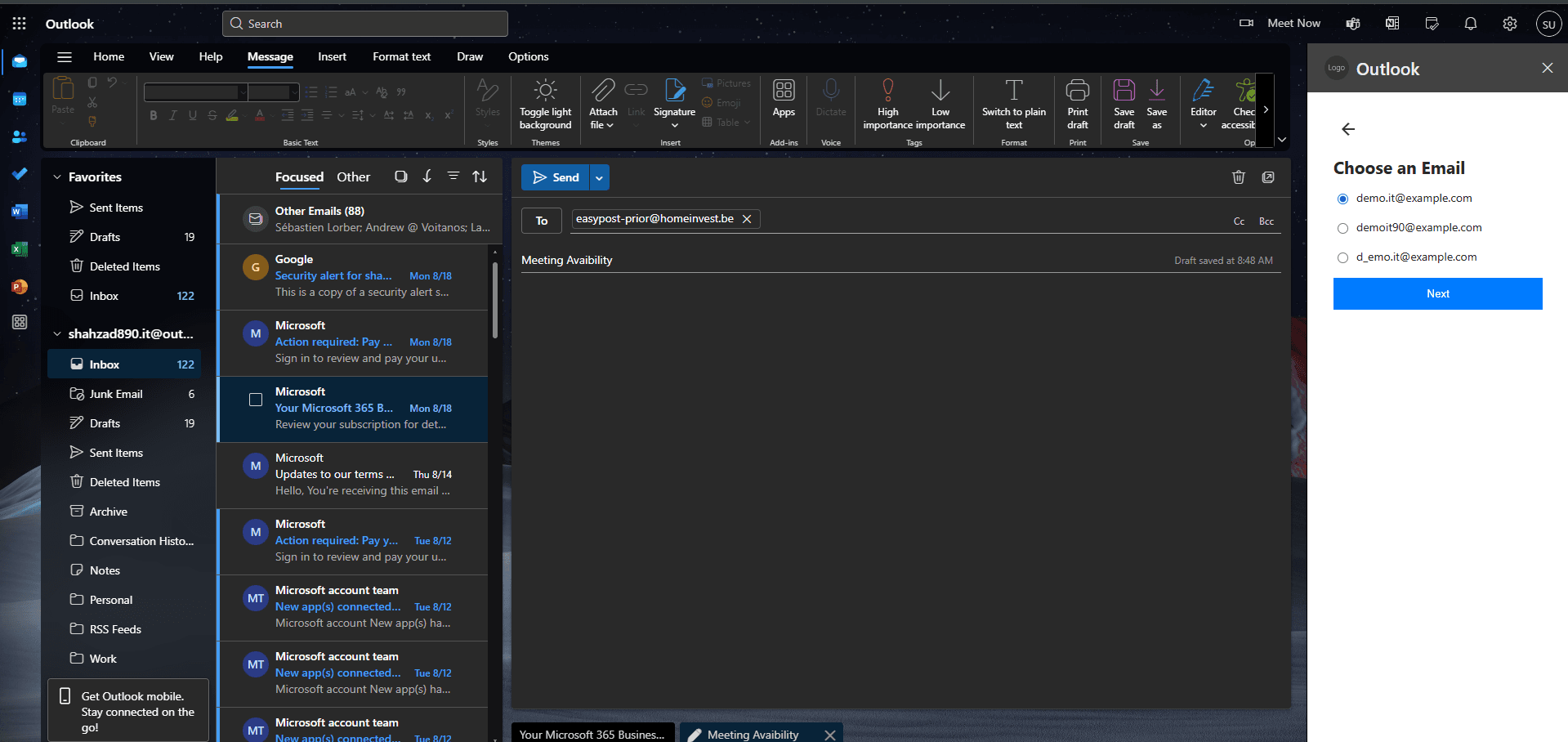 Outlook Event Manager screenshot 2