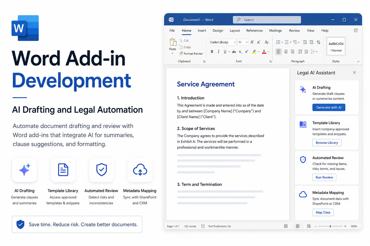AI-Powered Word Add-ins: Legal Tech & Document Automation
